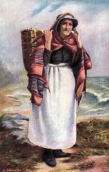 Een Cornish visvrouw